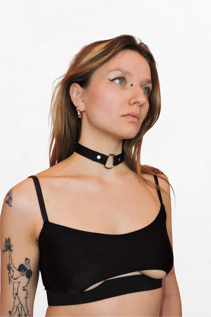 All Black Choker